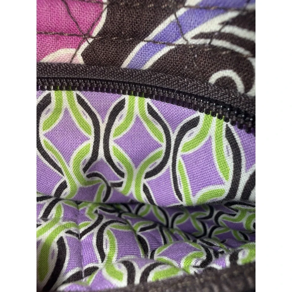 Vera Bradley Purple Punch Cross body Purse  Great Color Zip Top Adjustable Strap